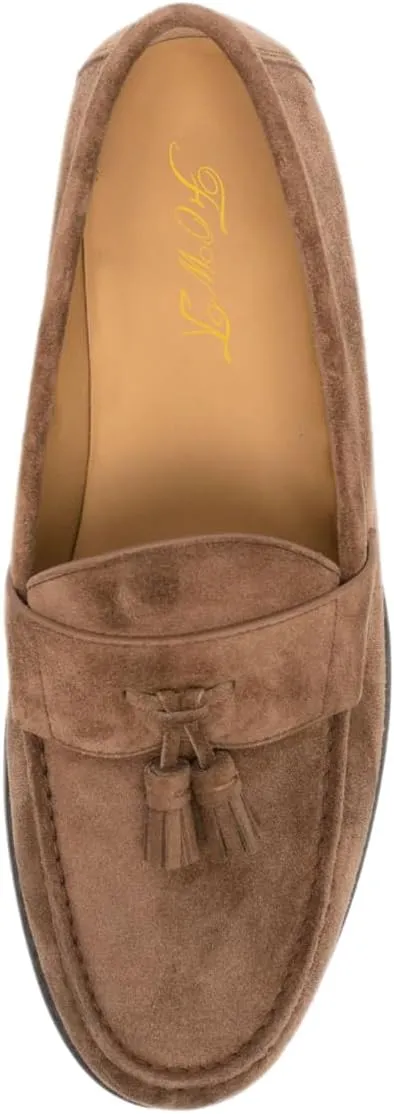 FOWT Men Fashion Round Toe Flat Heel Loafers Slip On Comfy Casual Outdoor Shoes Size 4-16 US
