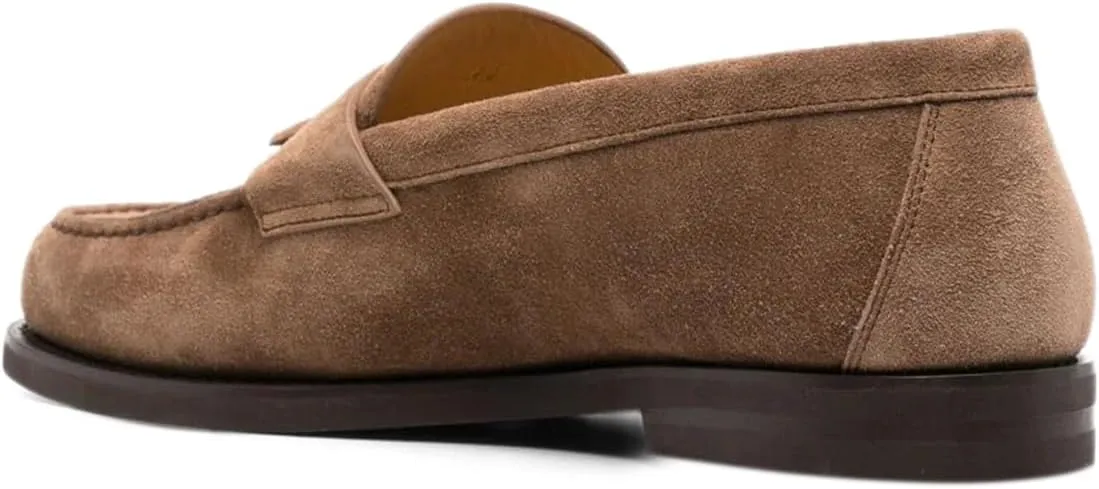 FOWT Men Fashion Round Toe Flat Heel Loafers Slip On Comfy Casual Outdoor Shoes Size 4-16 US