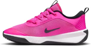 Nike Omni Multi-Court Big Kids' Indoor Court Shoes (DM9027-602, Laser Fuchsia/Black-White) Size 6