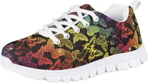 Pinupub Kids Lace-up Sneakers Novelty Print Running Walking Basketball Casual Tennis Sports Shoes