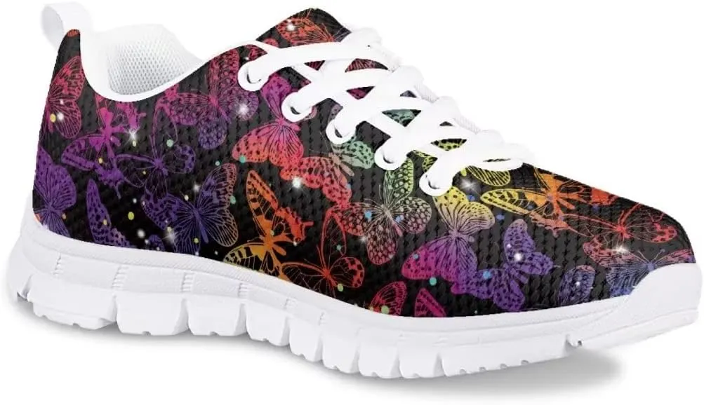 Pinupub Kids Lace-up Sneakers Novelty Print Running Walking Basketball Casual Tennis Sports Shoes